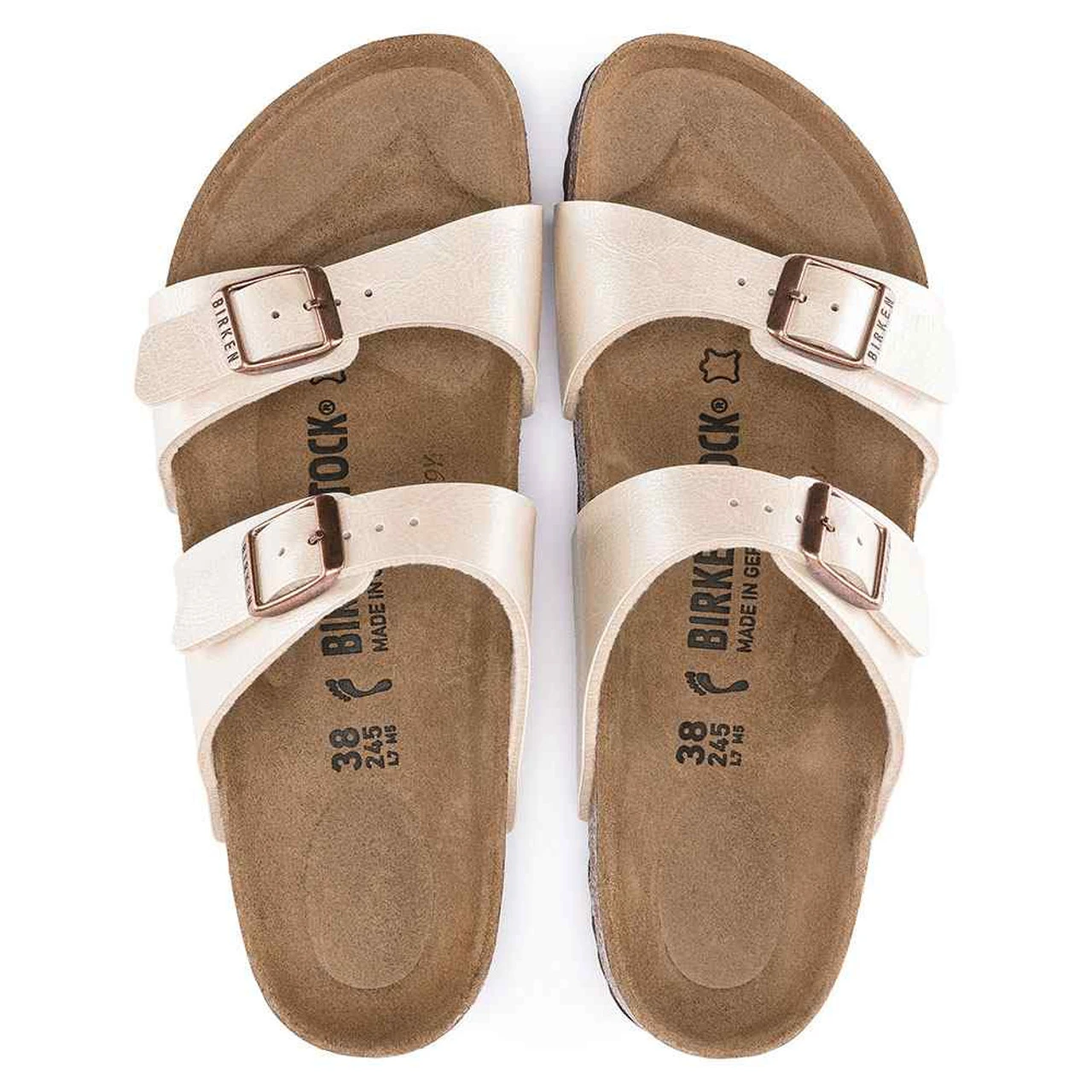 Women's Birkenstock Sydney - Pearl White 5 Women's Birkenstock Sydney - Pearl White - Image 5