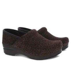 Women's Dansko Professional Mini Leopard Clog