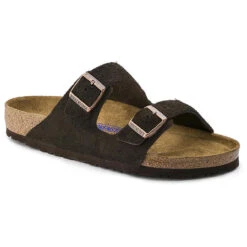 Men's Birkenstock Arizona Soft Footbed Sandal -Mocha