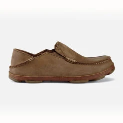Men's Olukai Moloa Leather Slip On Shoes