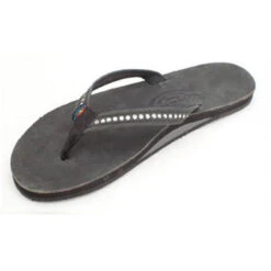 Women's Rainbow Crystal Single Flip Flop Sandal 7 Women's Rainbow Crystal Single Flip Flop Sandal -Fashion Shoes Store Rainbow Women s Premier Crystal Flip Flop PBLK 1 88964.1603640074
