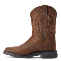 Boy's Ariat WorkHog XT Coil Western Boot -Fashion Shoes Store ariat boys workhog xt coil western boot 10042412 dirt road side 69653.1664292135