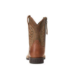 Little Boys' Ariat Amos Boot -Fashion Shoes Store ariat youth amos boots 10040334 sorrlgrn back 65737.1661964837