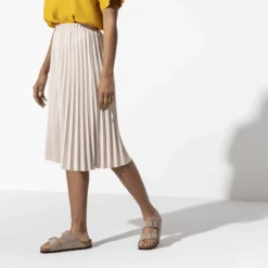 Women's Birkenstock Arizona Soft Footbed Sandals -Taupe -Fashion Shoes Store birkenstock womens arizona soft footbed 951303 taupe lifestyle 83899.1614281029