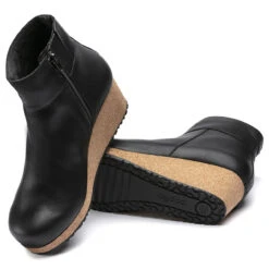 Women's Birkenstock Ebba Leather Boot - Black