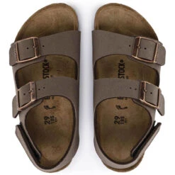 Little Boys' Birkenstock Milano Hook And Loop Sandal - Mocha -Fashion Shoes Store boys birkenstock milano hook and loop 1019600 mocha top 78282.1641594942