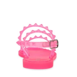 Girls' Steve Madden Travel Jelly Studded Sandal -Fashion Shoes Store girls steve madden travel I sandal pink back 44029.1651501876