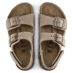 Kids' Birkenstock Milano Hook & Loop Suede Leather Sandal - Taupe 6 Kids' Birkenstock Milano Hook & Loop Suede Leather Sandal - Taupe -Fashion Shoes Store kids birkenstock milano hook loop suede sandal 1021723 taupe top 71267.1655994424