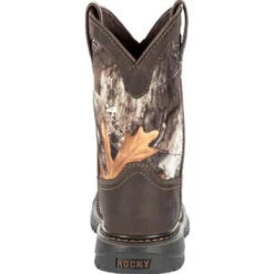 Rocky Boys' Original Ride Flex Waterproof Western Boot 7 Rocky Boys' Original Ride Flex Waterproof Western Boot -Fashion Shoes Store kids rocky boots ride flex waterproof western boot RKW0258C REALTREE brown realtree camo camo back 55897.1633129316