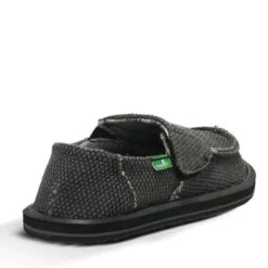 Boys' Sanuk Vagabond Slip-Ons -Fashion Shoes Store kids sanuk vagabond slipons SBF1061Y black back 41928.1640881433