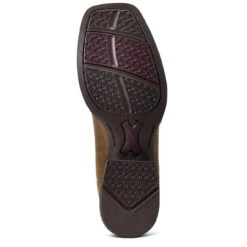 Men's Ariat Brander Western Boot -Fashion Shoes Store mens ariat brander western boot 10040409 bear brown bottom 30124.1661275605