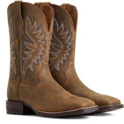 Men's Ariat Brander Western Boot -Fashion Shoes Store mens ariat brander western boot 10040409 bear brown 37244.1661275605