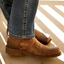 Men's Ariat Western Rambler Boot -Fashion Shoes Store mens ariat rambler western boot 100015307 wicker lifestyle 41640.1661265773