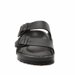 Men's Birkenstock Arizona EVA Sandal - Black -Fashion Shoes Store mens birkenstock arizona eva 129421 black front 43768.1615829353