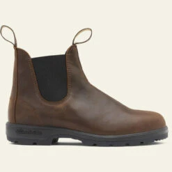 Men's Blundstone 1609 Classic Chelsea Boots - Antique Brown 6 Men's Blundstone 1609 Classic Chelsea Boots - Antique Brown -Fashion Shoes Store mens blundstone classic 550 chelsea boots 10160 1609ABRN antique brown side 19472.1632940294