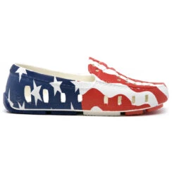 Boy's Floafers Prodigy Drivers - American Flag -Fashion Shoes Store mens floafers b prodigy driver KS20PDAF American Flag side 05378.1654287309