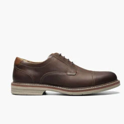 Men's Florsheim Norwalk Cap Toe Oxford Dress Shoe - Brown CH -Fashion Shoes Store mens florsheim norwalk cap toe oxford dress shoe 13368 215BrownCH side2 55784.1635275183
