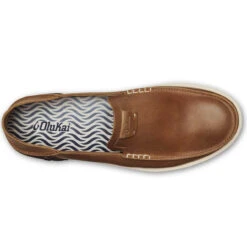 Men's Olukai Kakaha Leather Slip On Loafer - Fox -Fashion Shoes Store mens olukai kakaha leather slip on shoes 10490 FXFX fox top 10410.1646428328