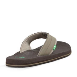 Men's Sanuk Beer Cozy 2 Flip-Flop -Fashion Shoes Store mens sanuk beer cozy 2 flip flop SMS10868 brindle back 19406.1681312633