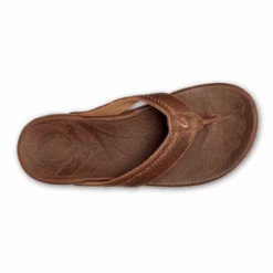 Men's Olukai Hiapo Leather Beach Sandals