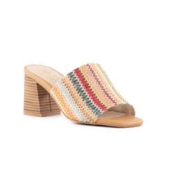Womens' Seychelles Adapt Natural Raffia Heeled Sandal