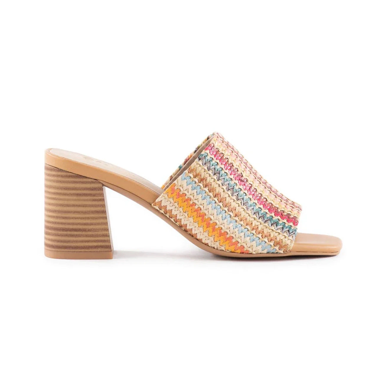 Womens' Seychelles Adapt Natural Raffia Heeled Sandal 2 Womens' Seychelles Adapt Natural Raffia Heeled Sandal - Image 2