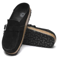 Women's Birkenstock Buckley Suede Leather Clog - Black 12 Women's Birkenstock Buckley Suede Leather Clog - Black -Fashion Shoes Store womens birkenstock buckley clog 1017826 black bottom 79655.1624379318