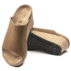 Women's Birkenstock Namica Wedge - Tea -Fashion Shoes Store womens birkenstock namica slide 1018275 tea bottom 82034.1641581644