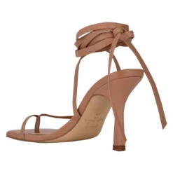 Women's Marc Fisher Dominic Ankle Strap Sandal -Fashion Shoes Store womens dominic ankle strap sandal medium natural back 52440.1650900782