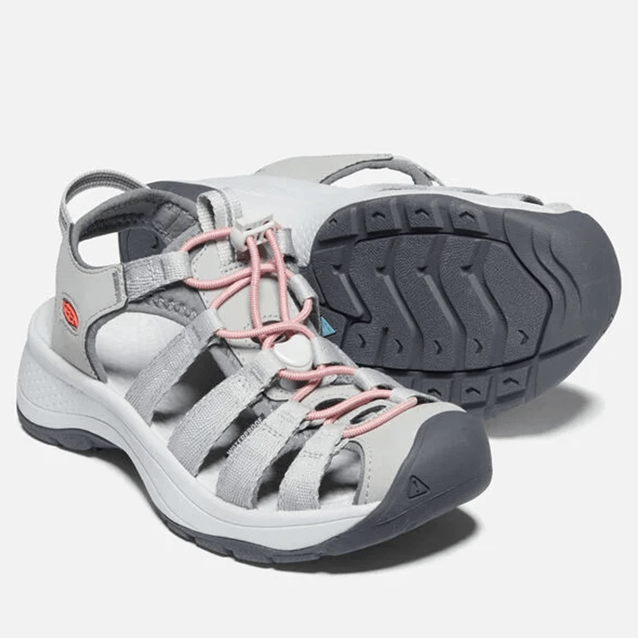 Women's Keen Astoria West Sandal - Grey/Coral 3 Women's Keen Astoria West Sandal - Grey/Coral - Image 3