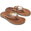 Women's Olukai Kapehe Luana Leather Flip Flop