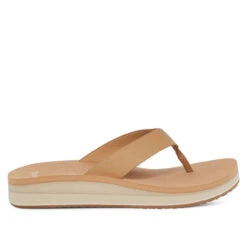 Women's Sanuk Highland St Flip Flop -Fashion Shoes Store womens sanuk highland flip flop 1137850 tan side 67789.1681315693