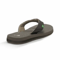 Women's Sanuk Yoga Mat Flip-Flop -Fashion Shoes Store womens sanuk yoga mat SWS2908 brown back 06491.1616611842