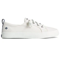 Women's Sperry Crest Vibe Sneaker -Fashion Shoes Store womens sperry crest vibe sneaker STS99250 linen white side 83141.1681407152