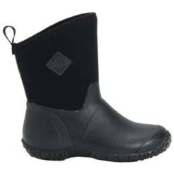 Women's The Original Muck Boot Company Muckster II Mid Bootie - Black -Fashion Shoes Store womens the original muck boot company muckster II mid boot WM2000 black side 2 42703.1656088648