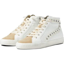 Women's Vintage Havana Excel High Sneaker - White Multi