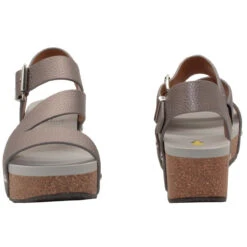 Women's Volatile Biloxi Wedge Sandal -Fashion Shoes Store womens volatile biloxi BILOXI wedge sandal pewter front back 06999.1652883994