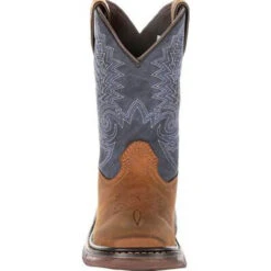 Youth Rocky Original Flex Western Boot -Fashion Shoes Store youth rocky boots ride flex western boot RKW0255Y DENMBRWN denim brown front 80741.1633128811